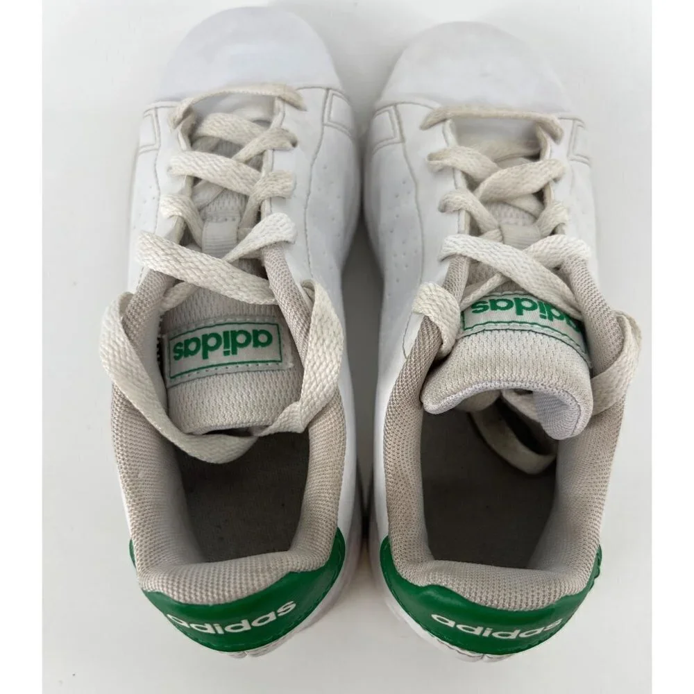 Adidas Originals Kids Sneakers Size 13 White and Green